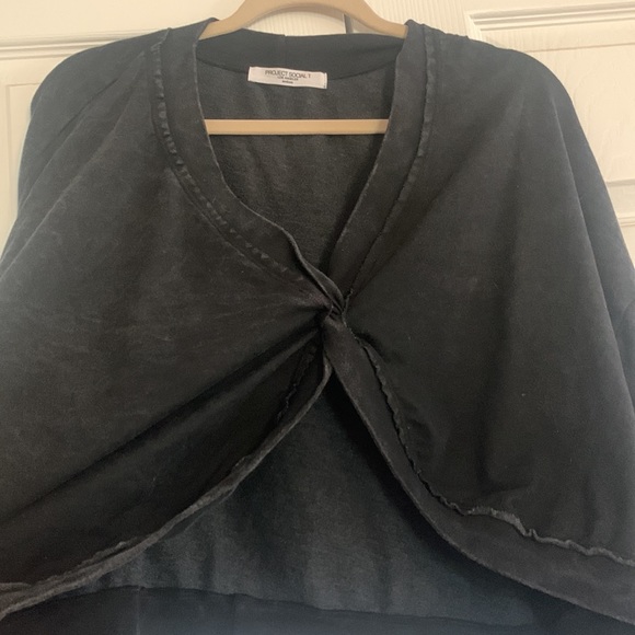 Project Social T black twist front pullover - Picture 2 of 5